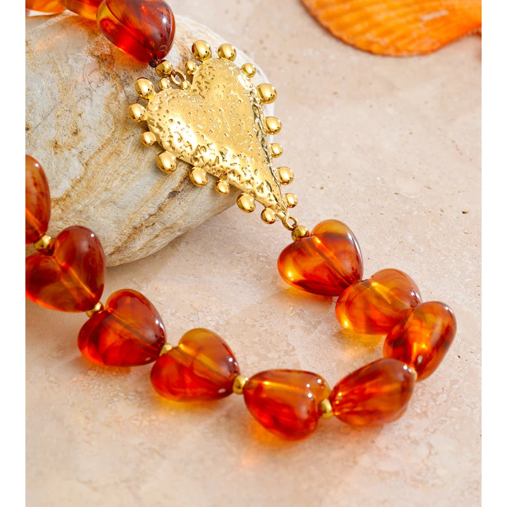 Léonie Heart Necklace
