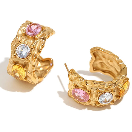 Amélie Hoop Earrings