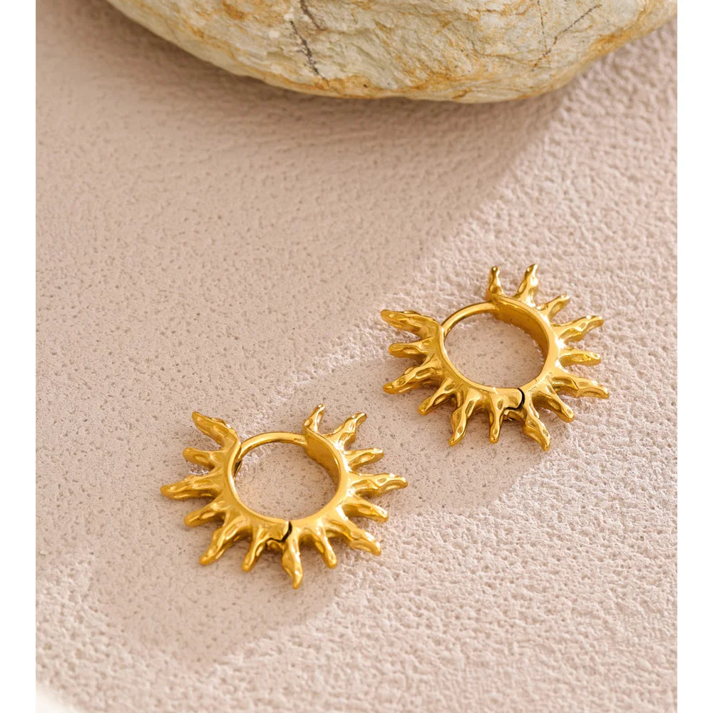Soleil Hoop Earrings