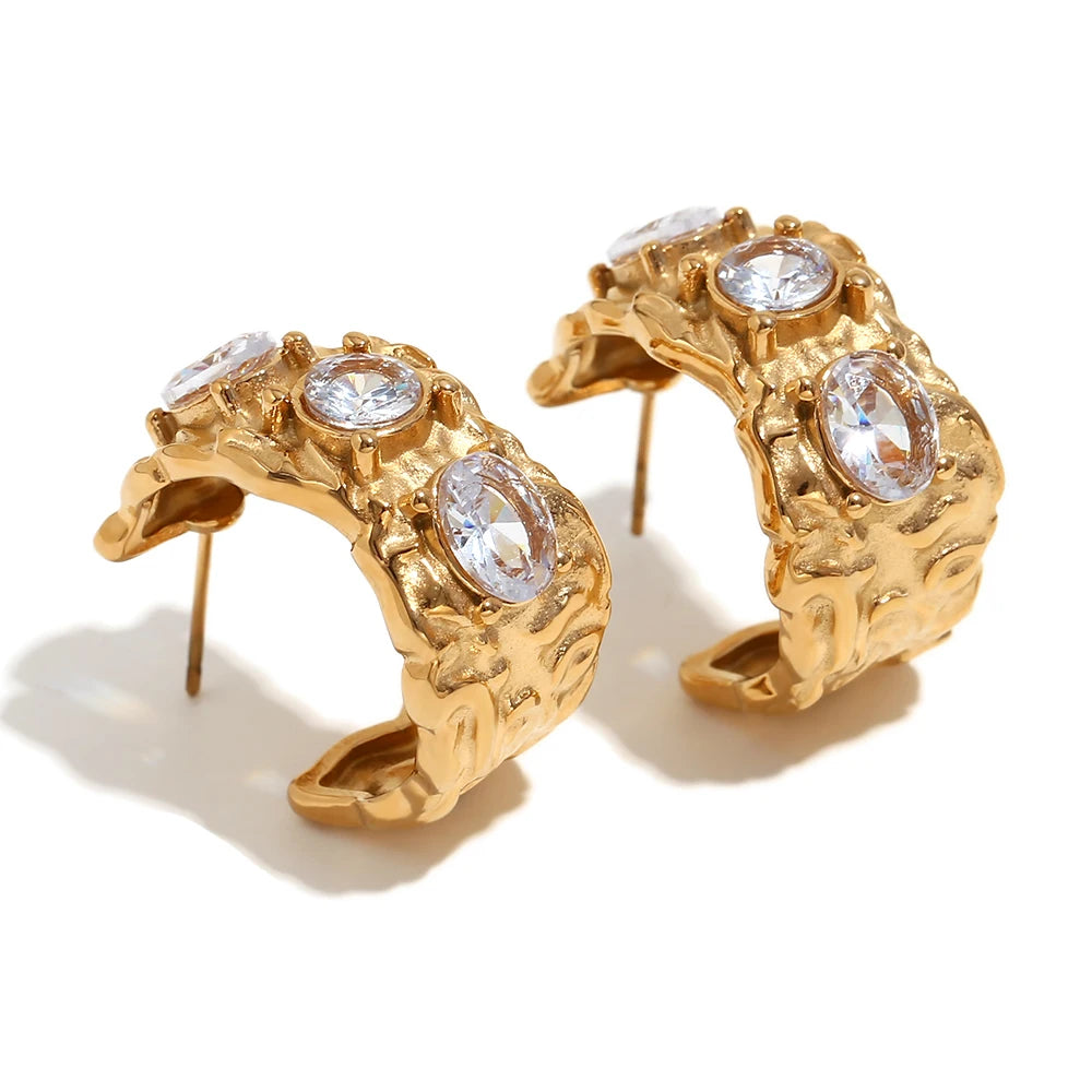 Amélie Hoop Earrings