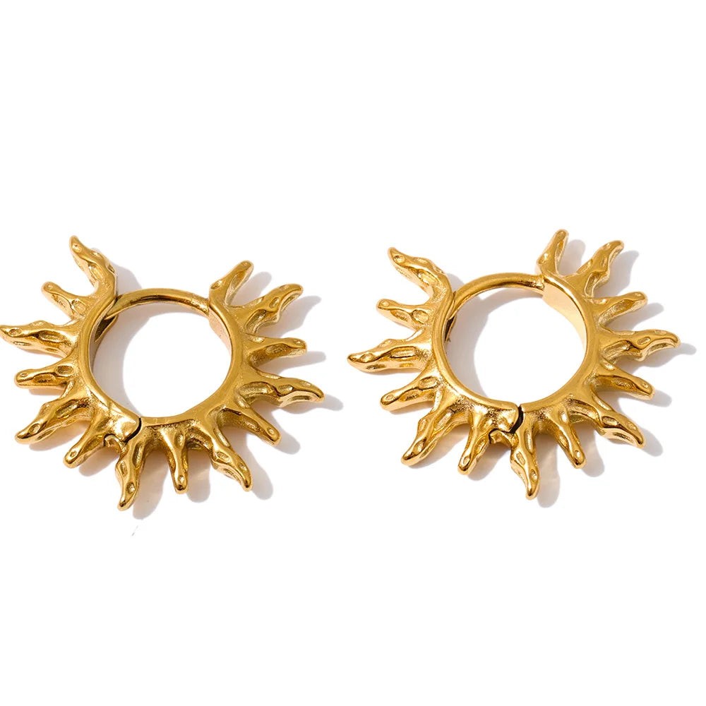 Soleil Hoop Earrings