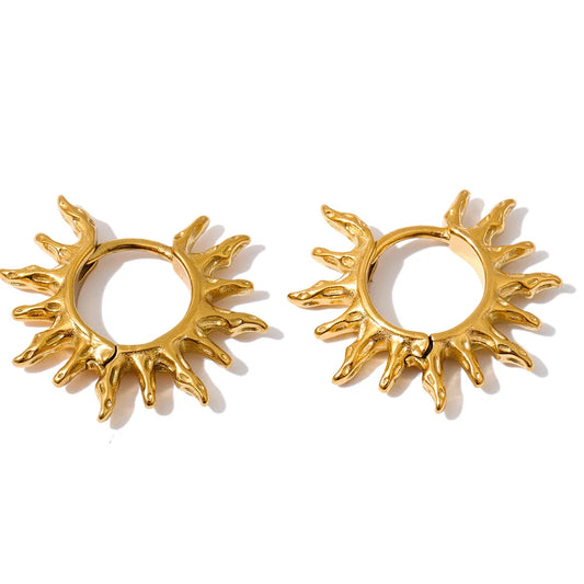 Soleil Hoop Earrings